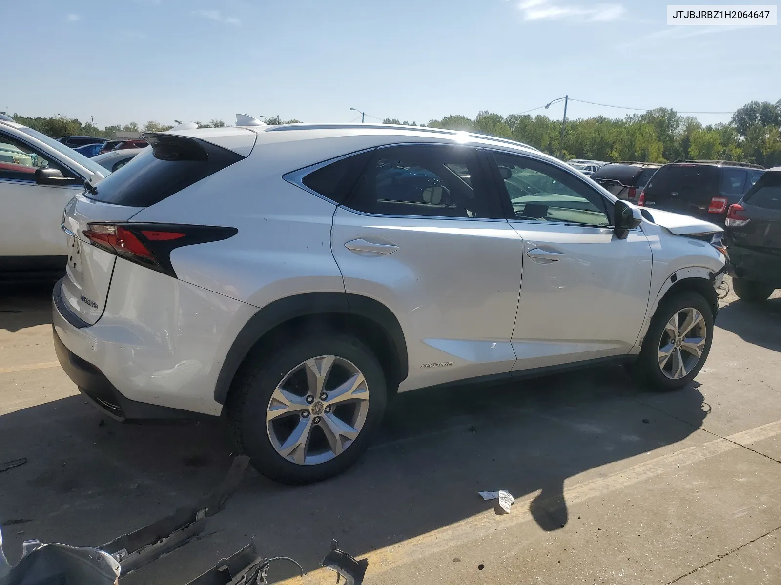 2017 Lexus Nx 300H VIN: JTJBJRBZ1H2064647 Lot: 65437224