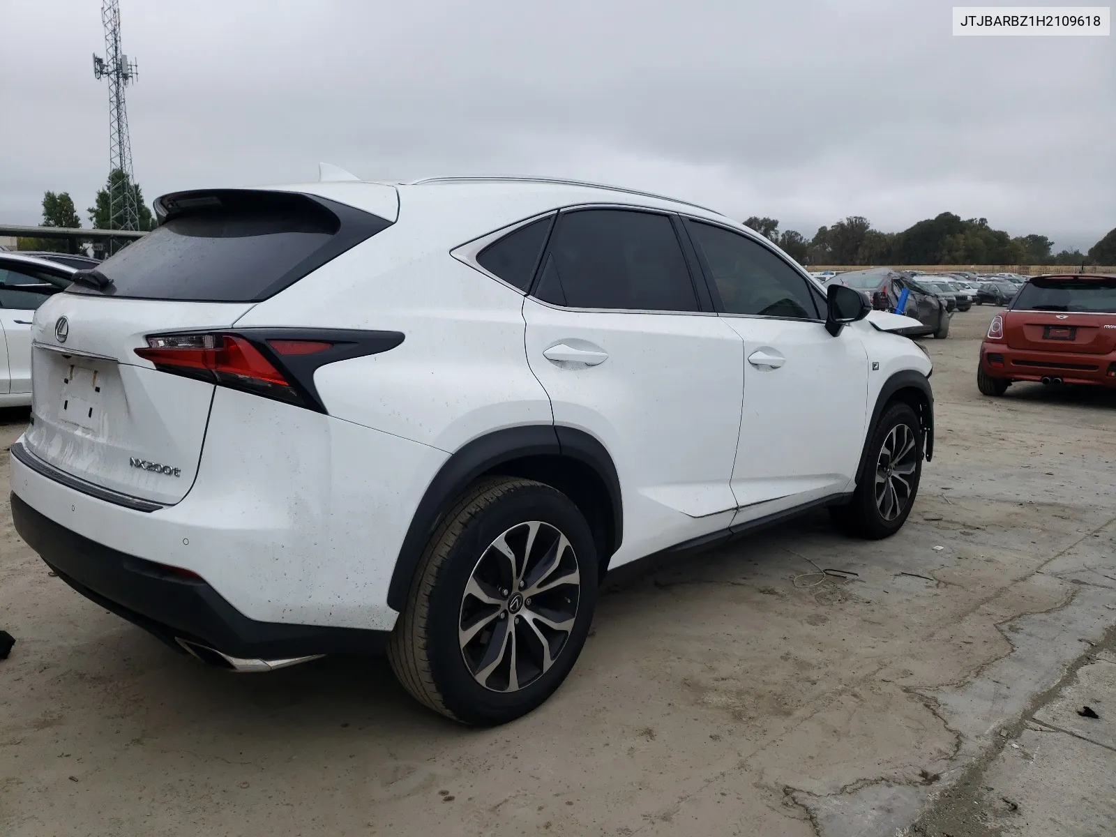 2017 Lexus Nx 200T Base VIN: JTJBARBZ1H2109618 Lot: 66143744