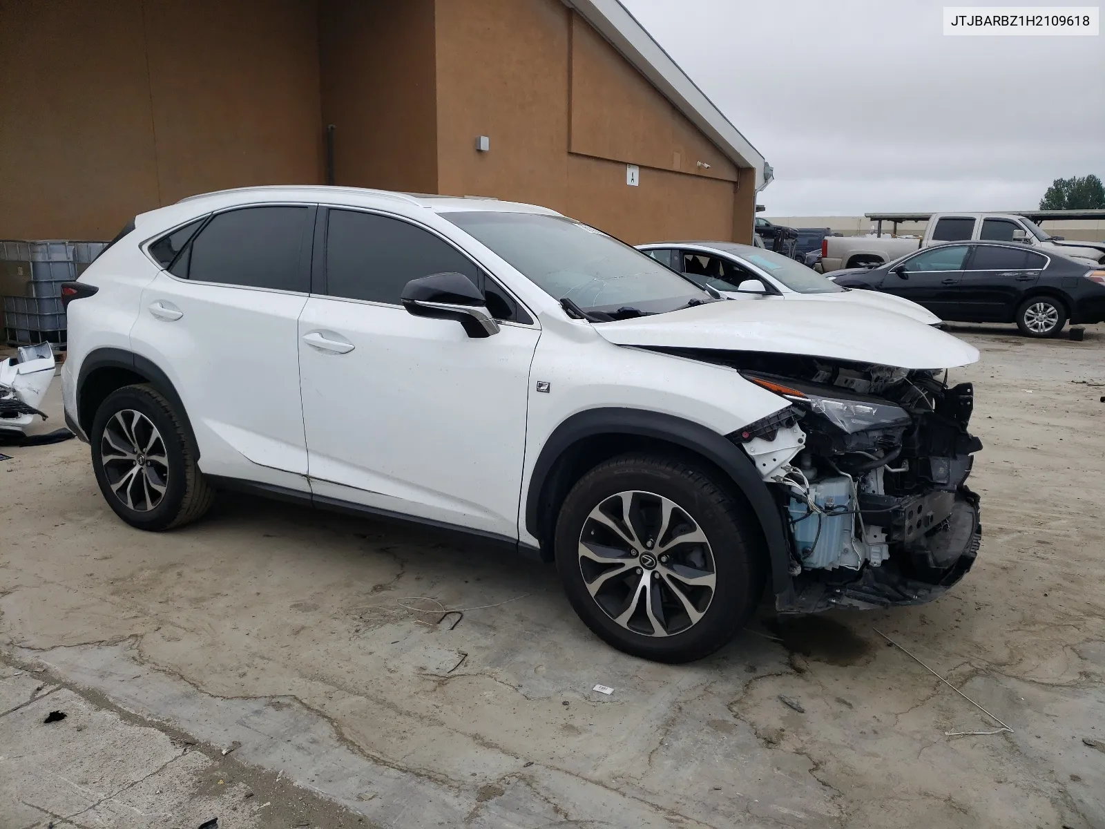 2017 Lexus Nx 200T Base VIN: JTJBARBZ1H2109618 Lot: 66143744