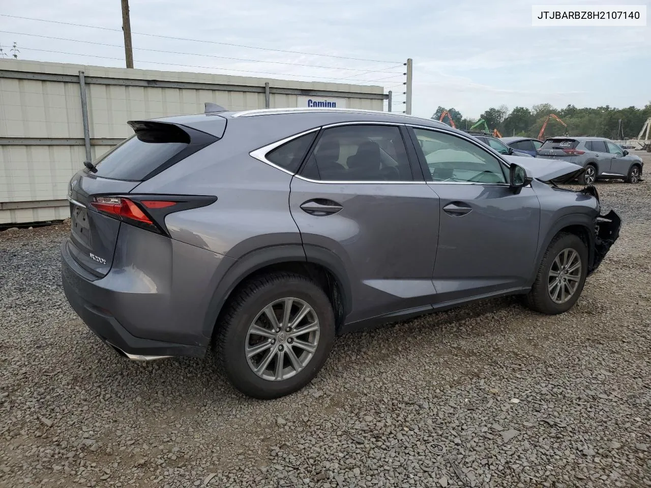 2017 Lexus Nx 200T Base VIN: JTJBARBZ8H2107140 Lot: 66855364