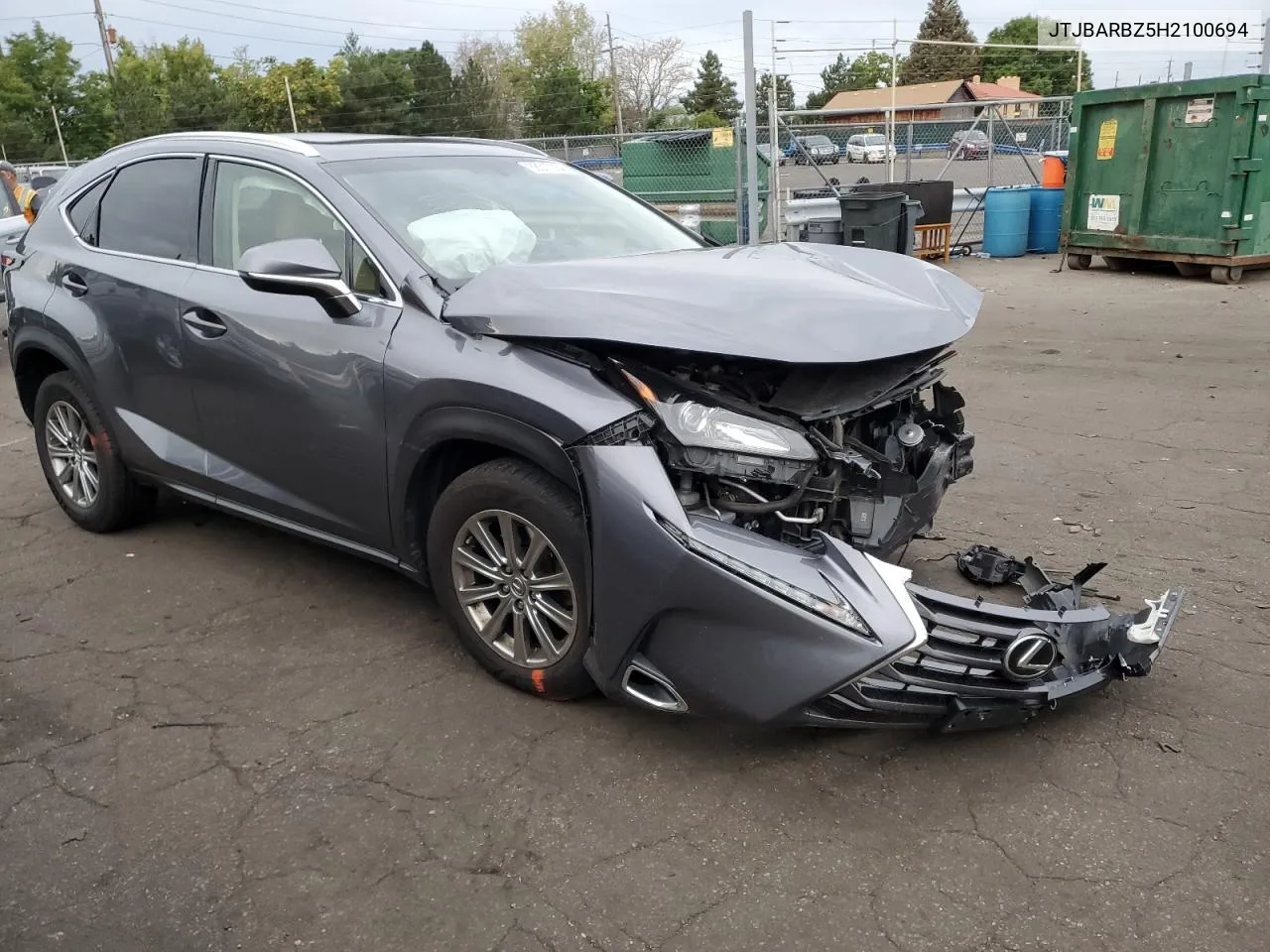 JTJBARBZ5H2100694 2017 Lexus Nx 200T Base