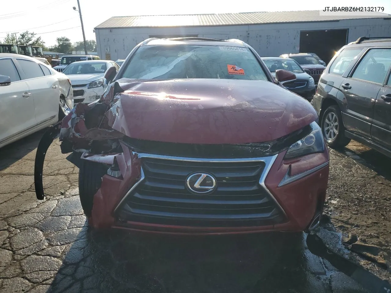 2017 Lexus Nx 200T Base VIN: JTJBARBZ6H2132179 Lot: 69065814