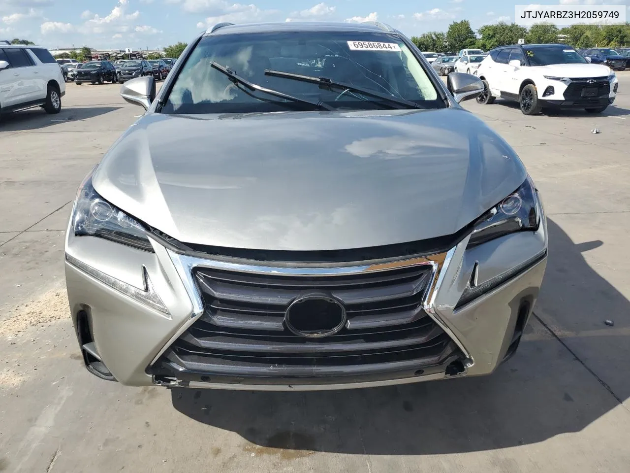 2017 Lexus Nx 200T Base VIN: JTJYARBZ3H2059749 Lot: 69586844