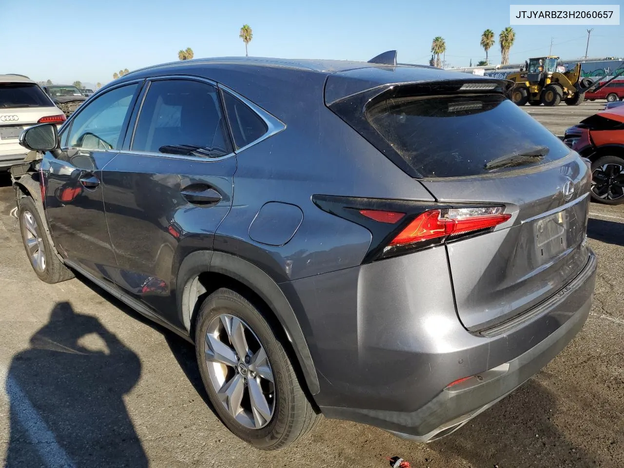 2017 Lexus Nx 200T Base VIN: JTJYARBZ3H2060657 Lot: 70649314