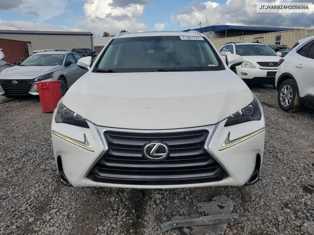 2017 Lexus Nx 200T Base VIN: JTJYARBZ4H2056066 Lot: 71301774