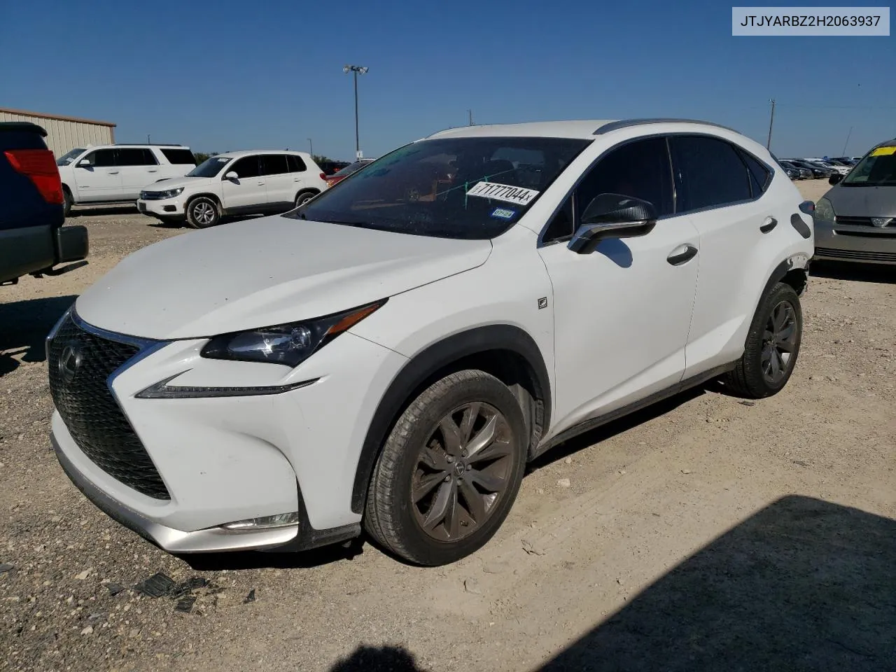 JTJYARBZ2H2063937 2017 Lexus Nx 200T Base