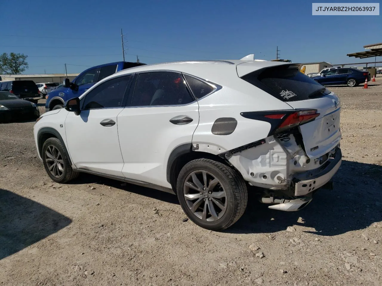 JTJYARBZ2H2063937 2017 Lexus Nx 200T Base