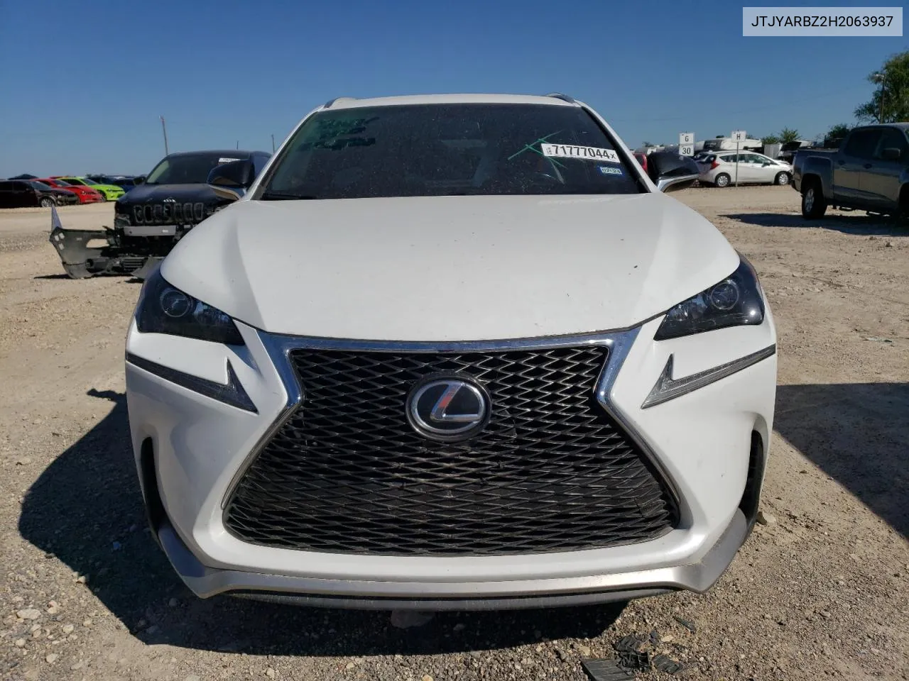 2017 Lexus Nx 200T Base VIN: JTJYARBZ2H2063937 Lot: 71777044