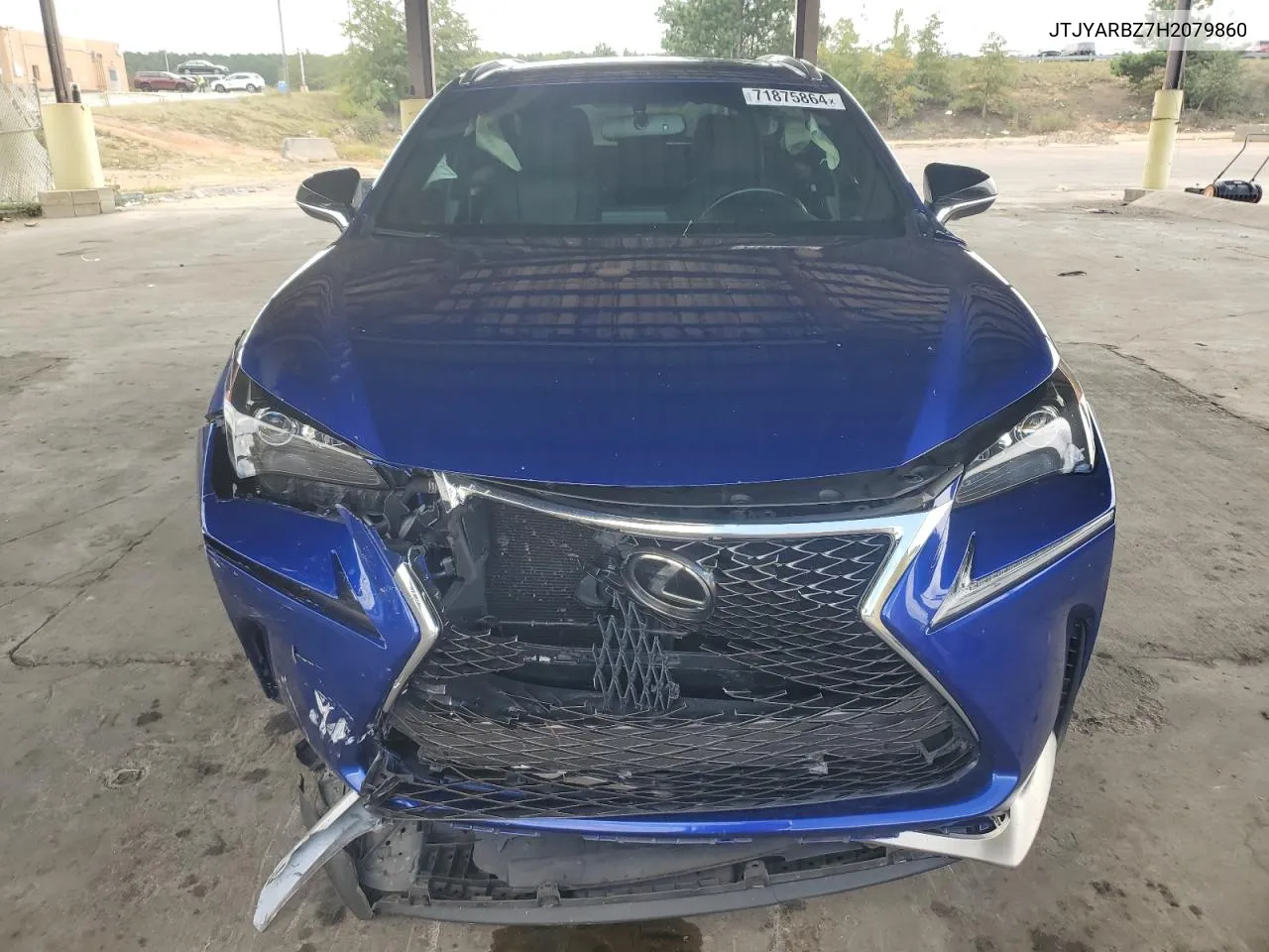 2017 Lexus Nx 200T Base VIN: JTJYARBZ7H2079860 Lot: 71875864