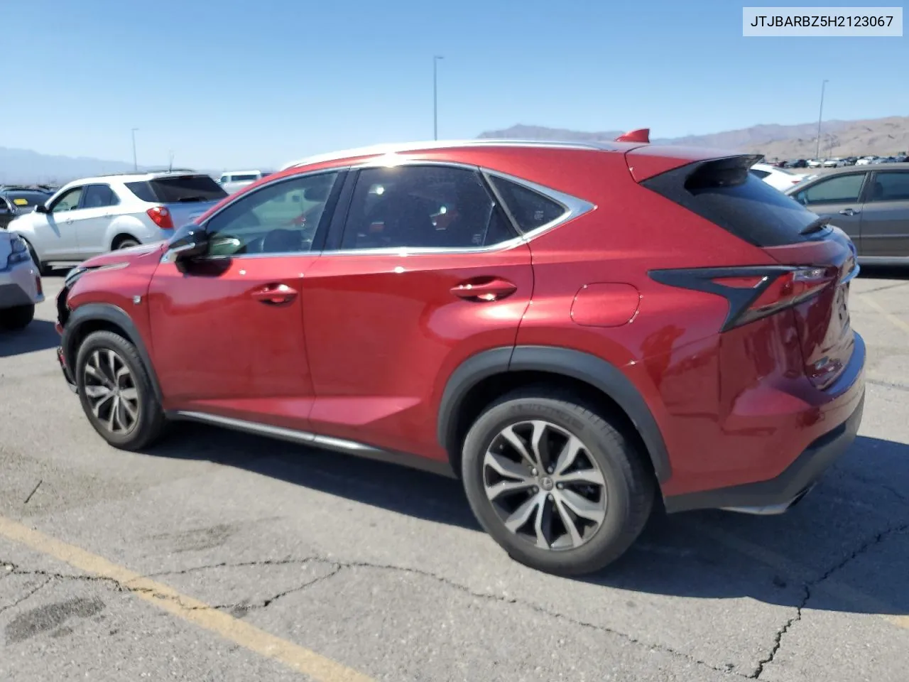 2017 Lexus Nx 200T Base VIN: JTJBARBZ5H2123067 Lot: 72007924