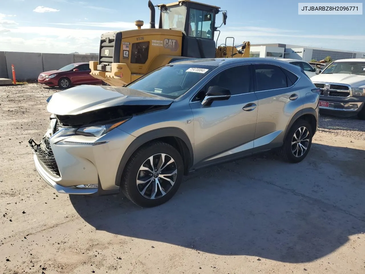 2017 Lexus Nx 200T Base VIN: JTJBARBZ8H2096771 Lot: 72470084