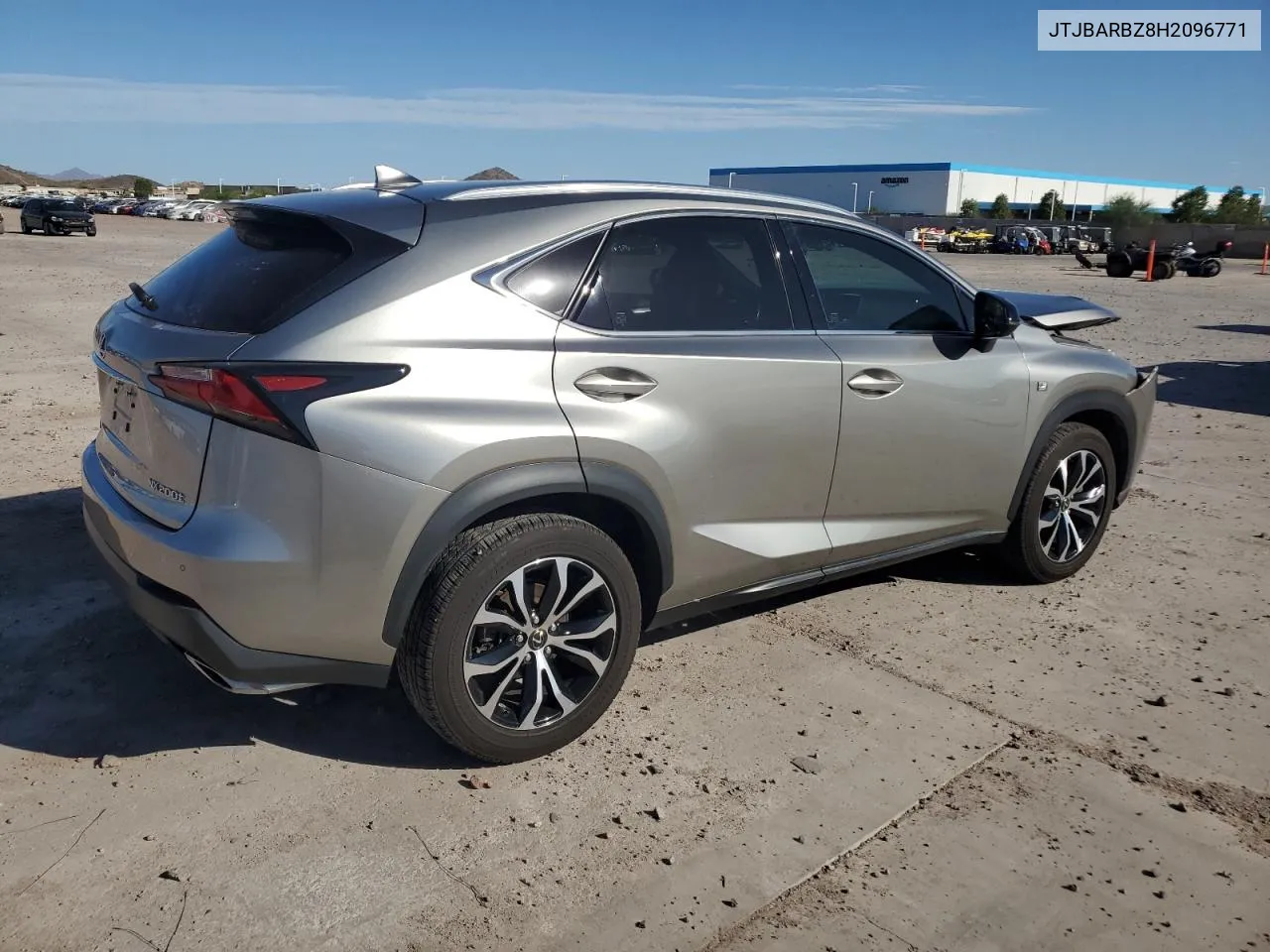 2017 Lexus Nx 200T Base VIN: JTJBARBZ8H2096771 Lot: 72470084