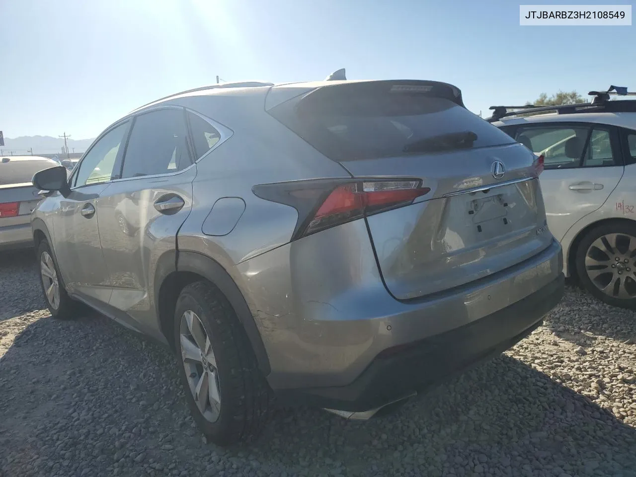 2017 Lexus Nx 200T Base VIN: JTJBARBZ3H2108549 Lot: 72643444