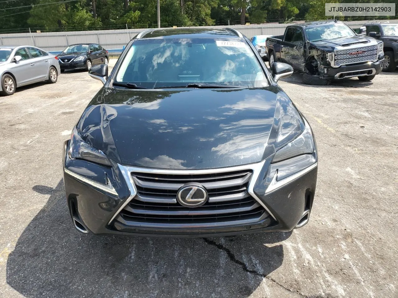 2017 Lexus Nx 200T Base VIN: JTJBARBZ0H2142903 Lot: 72738724