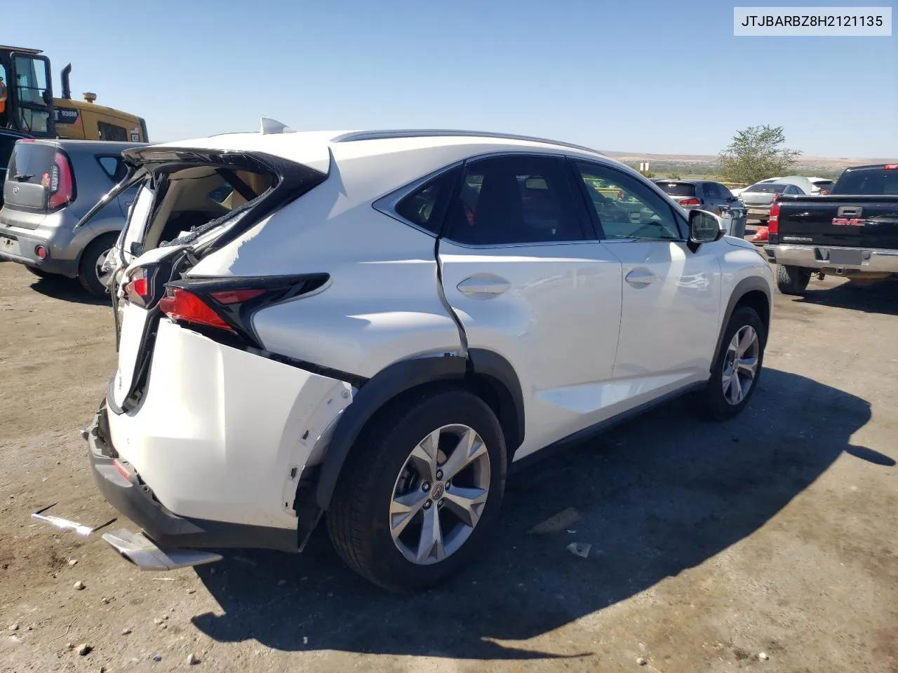 2017 Lexus Nx 200T Base VIN: JTJBARBZ8H2121135 Lot: 72845154