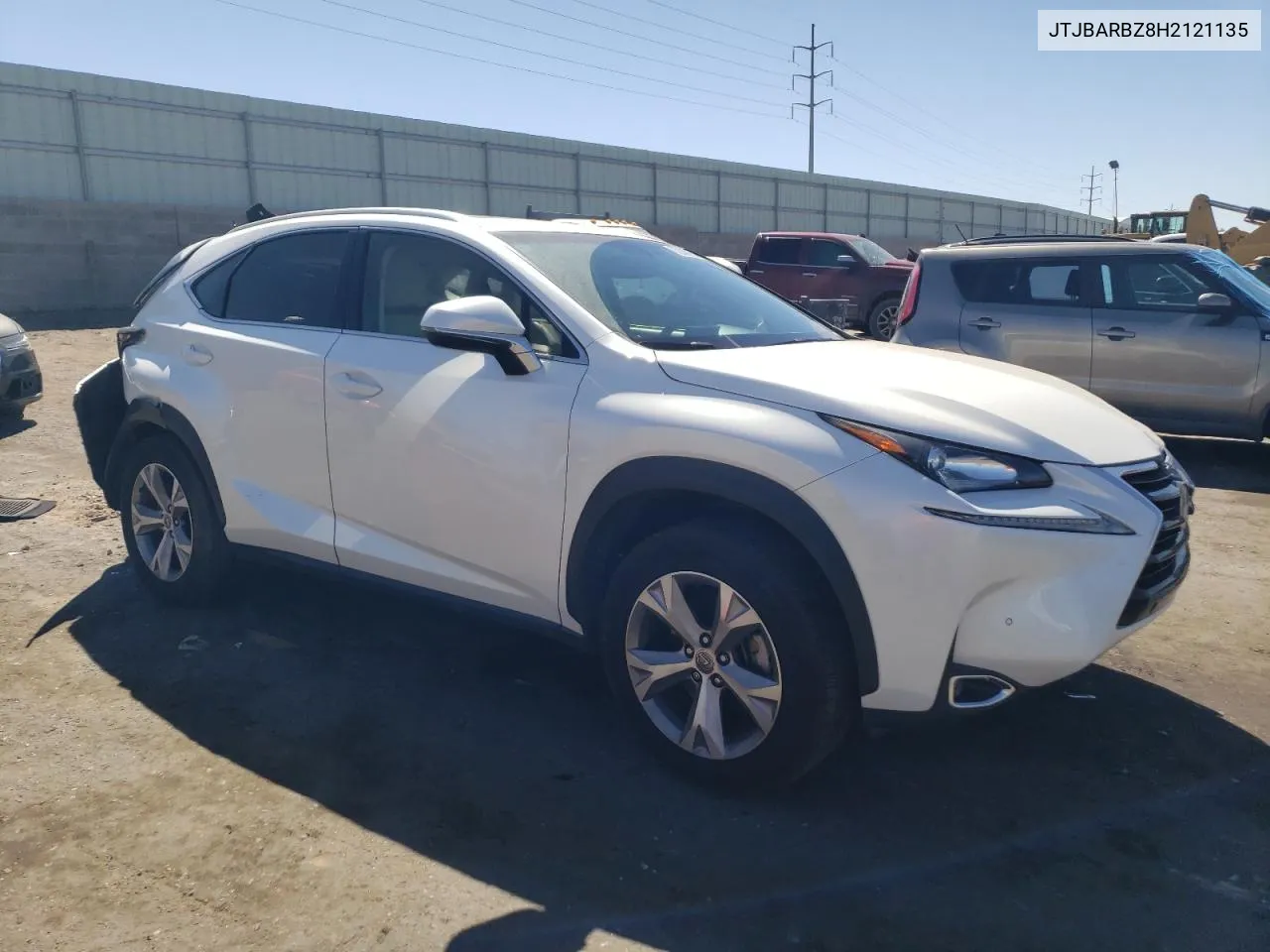 2017 Lexus Nx 200T Base VIN: JTJBARBZ8H2121135 Lot: 72845154