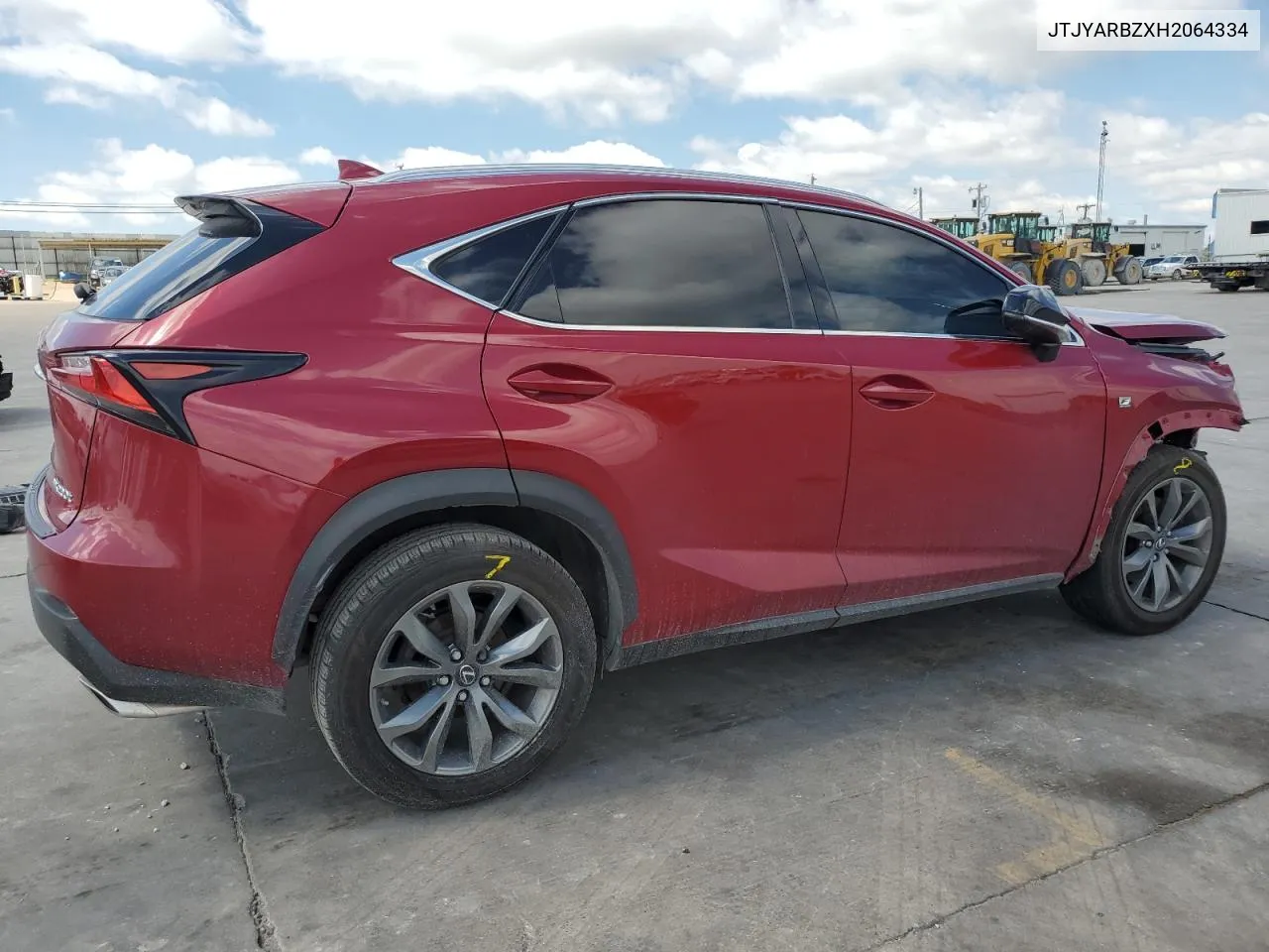 2017 Lexus Nx 200T Base VIN: JTJYARBZXH2064334 Lot: 73006224