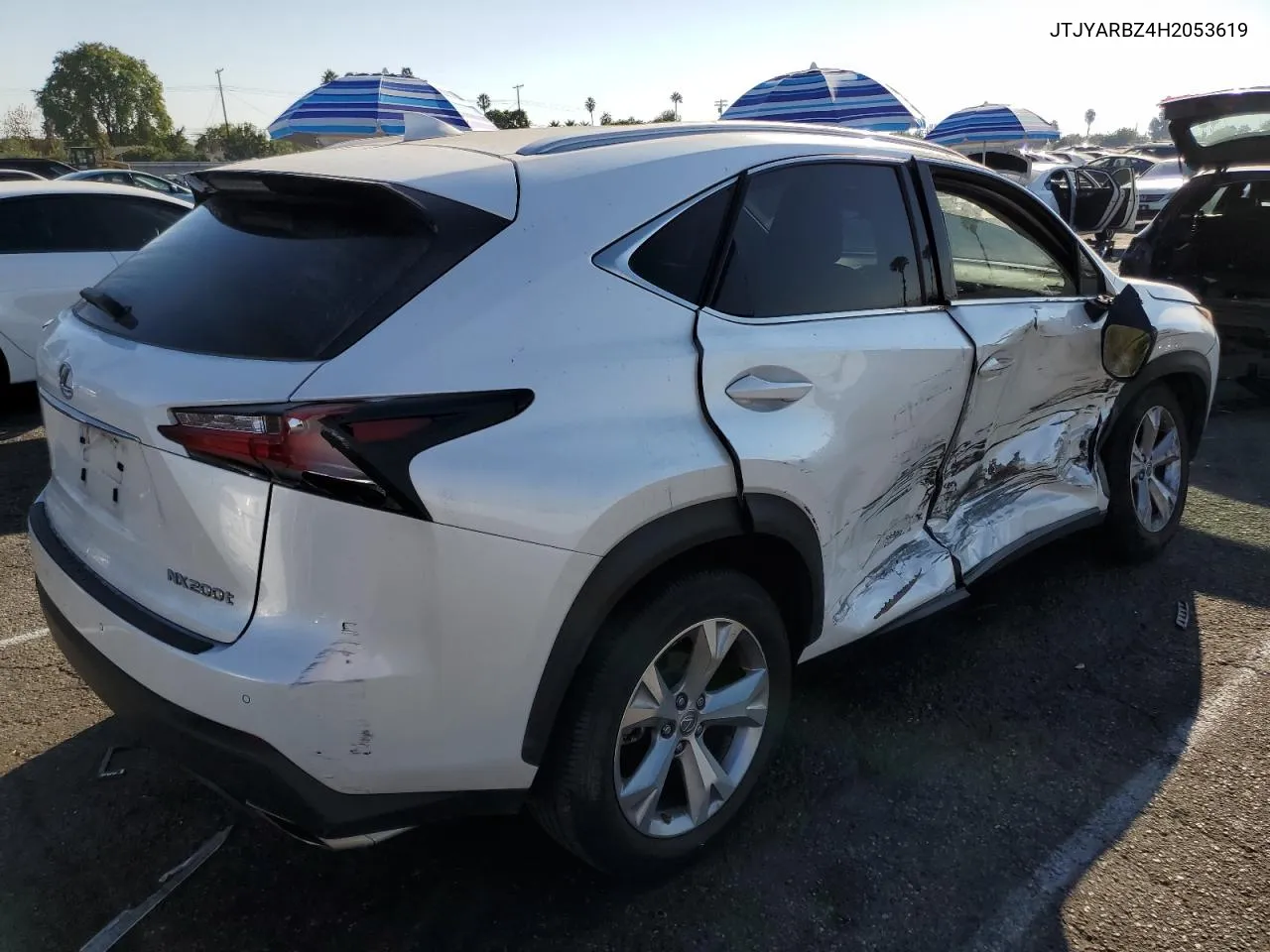 2017 Lexus Nx 200T Base VIN: JTJYARBZ4H2053619 Lot: 73170844