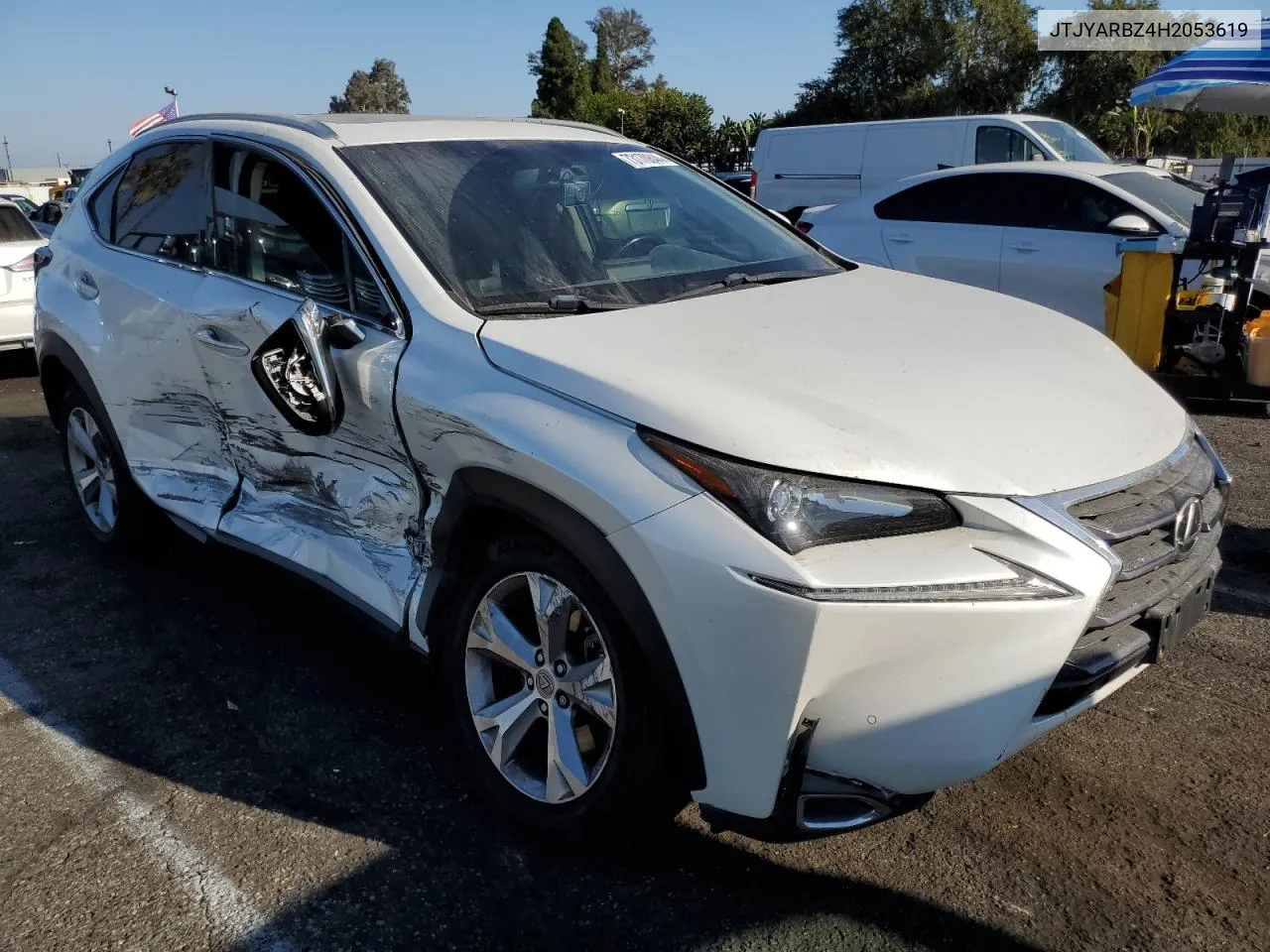 2017 Lexus Nx 200T Base VIN: JTJYARBZ4H2053619 Lot: 73170844