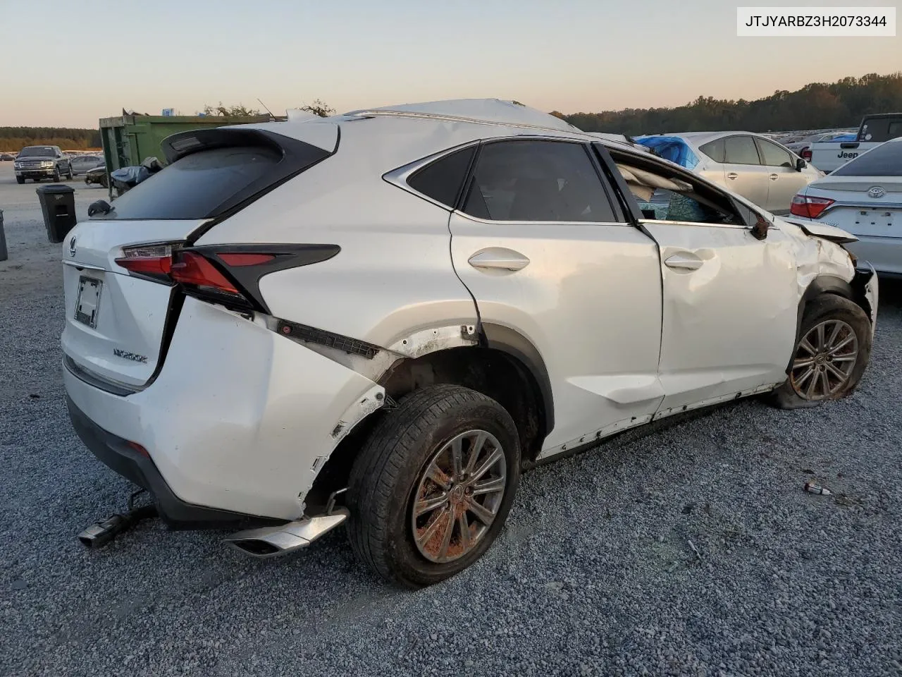 2017 Lexus Nx 200T Base VIN: JTJYARBZ3H2073344 Lot: 73531134