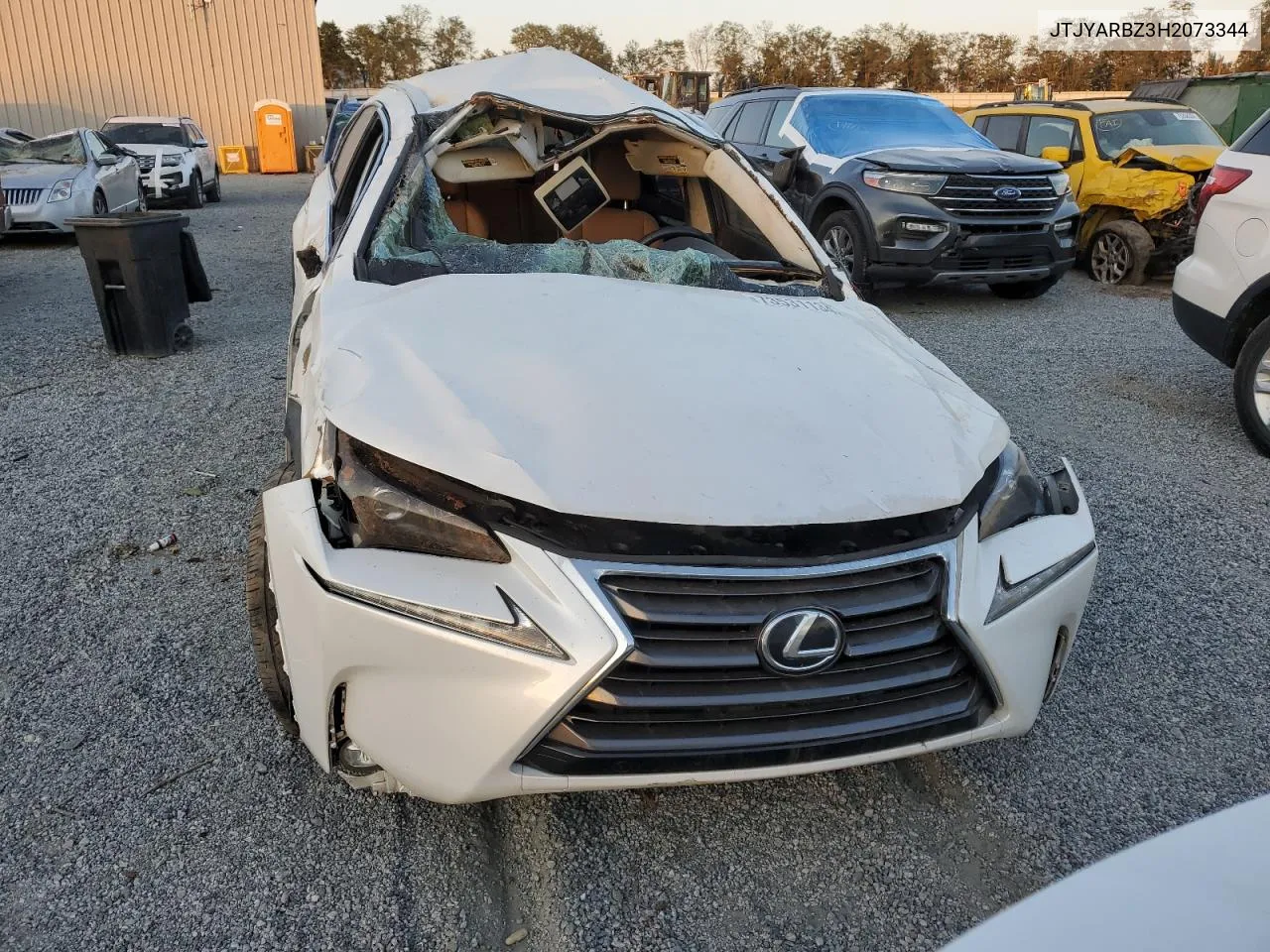 2017 Lexus Nx 200T Base VIN: JTJYARBZ3H2073344 Lot: 73531134