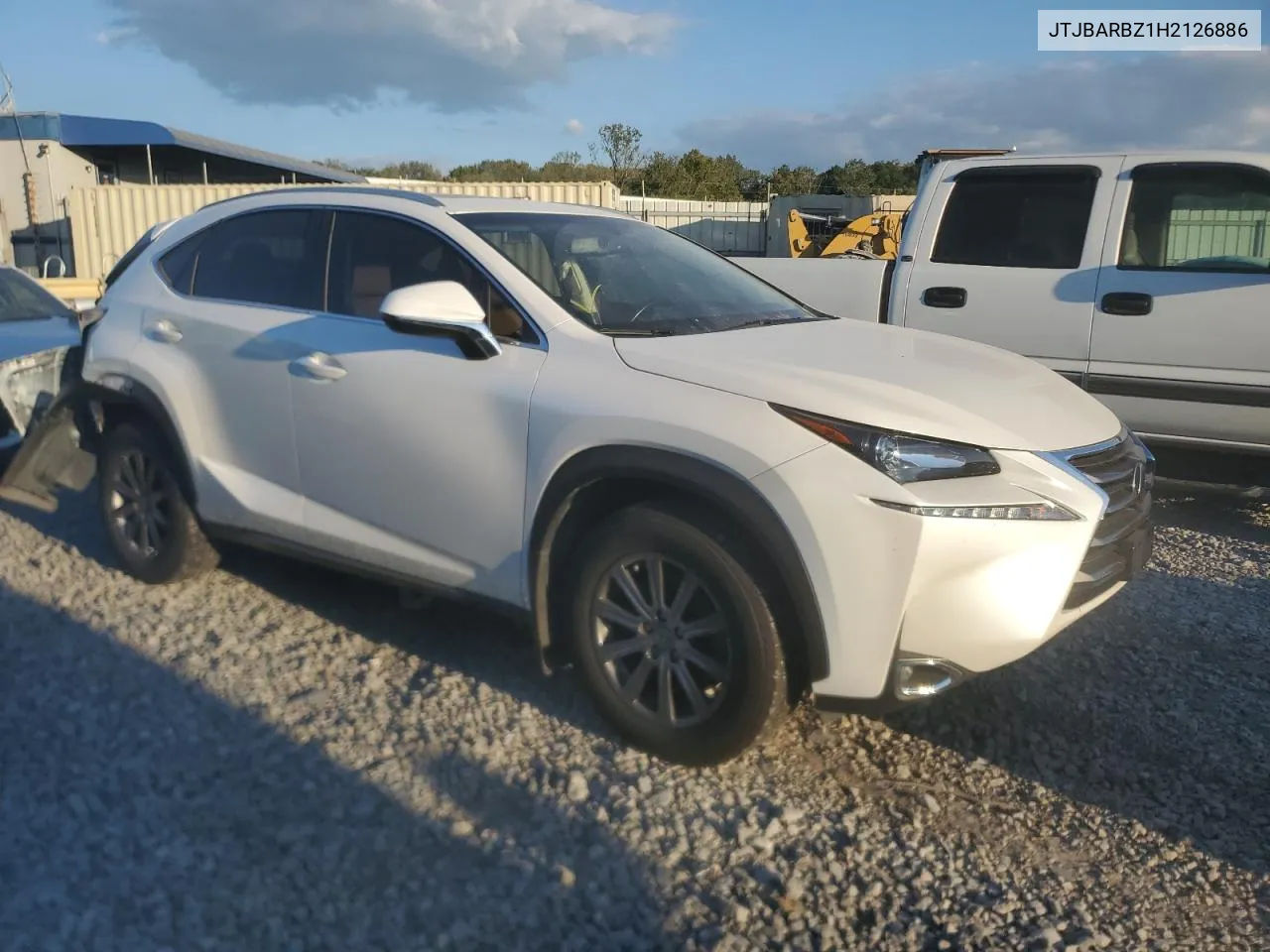 2017 Lexus Nx 200T Base VIN: JTJBARBZ1H2126886 Lot: 73656294