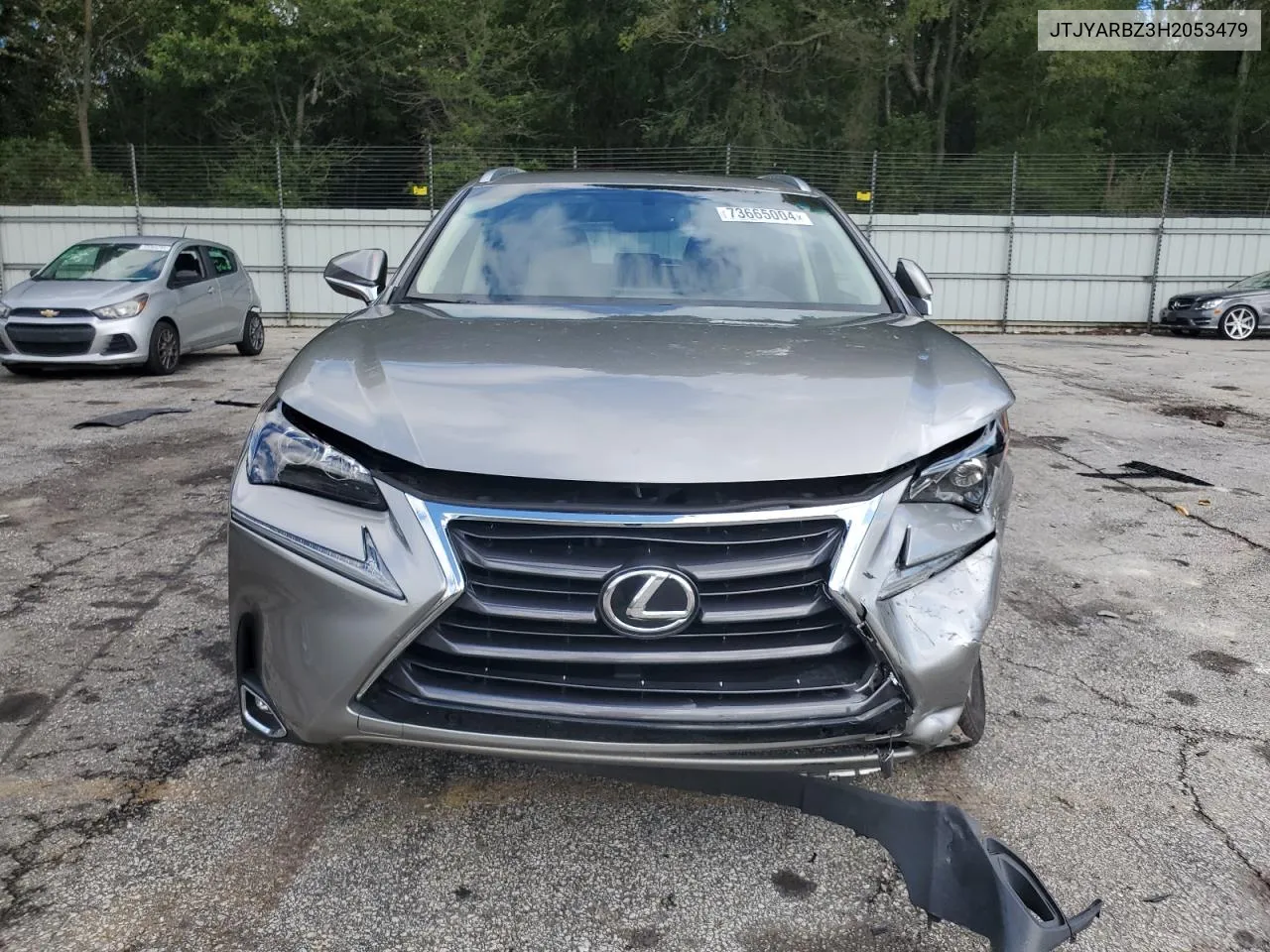 2017 Lexus Nx 200T Base VIN: JTJYARBZ3H2053479 Lot: 73665004