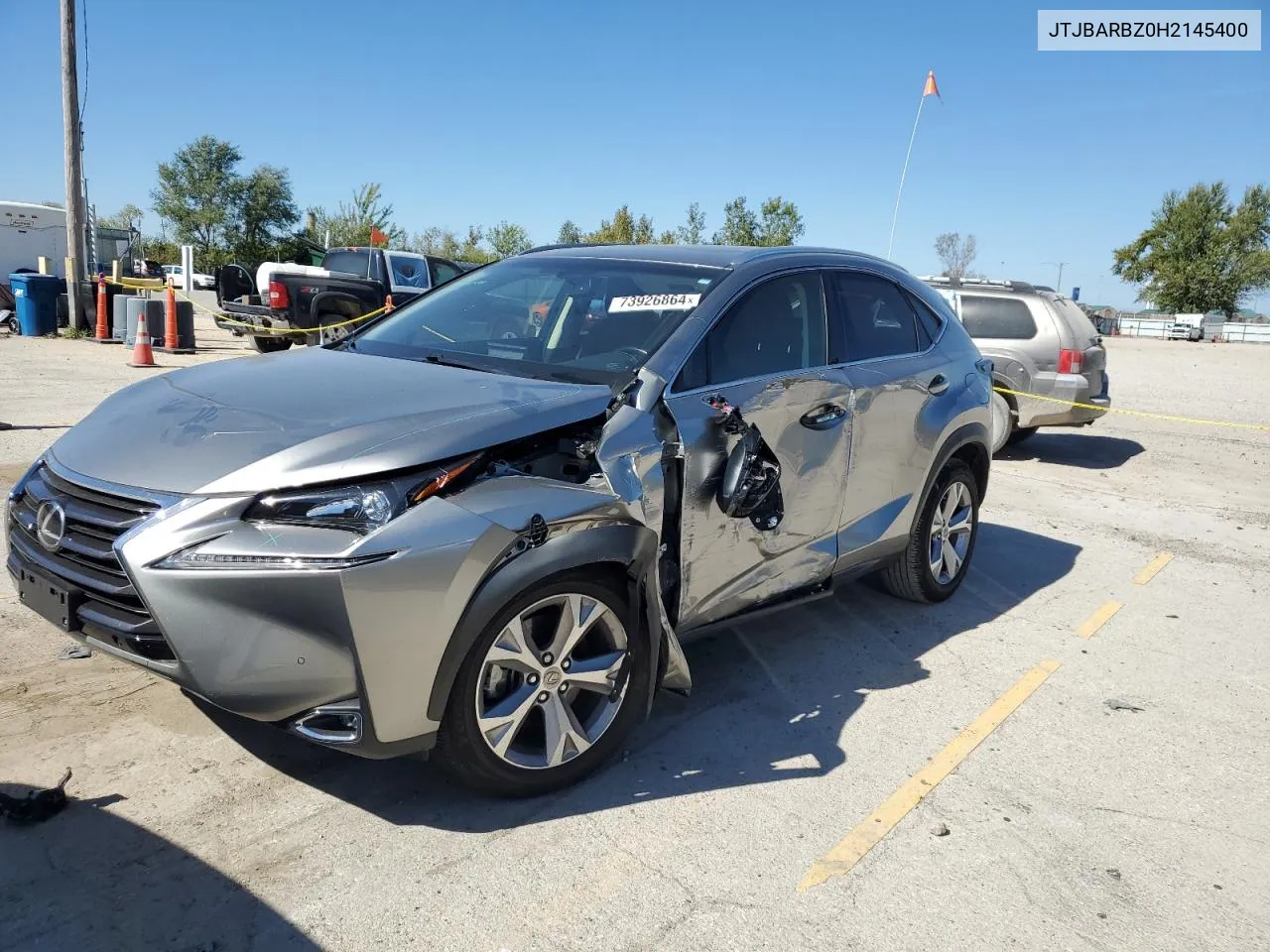 JTJBARBZ0H2145400 2017 Lexus Nx 200T Base