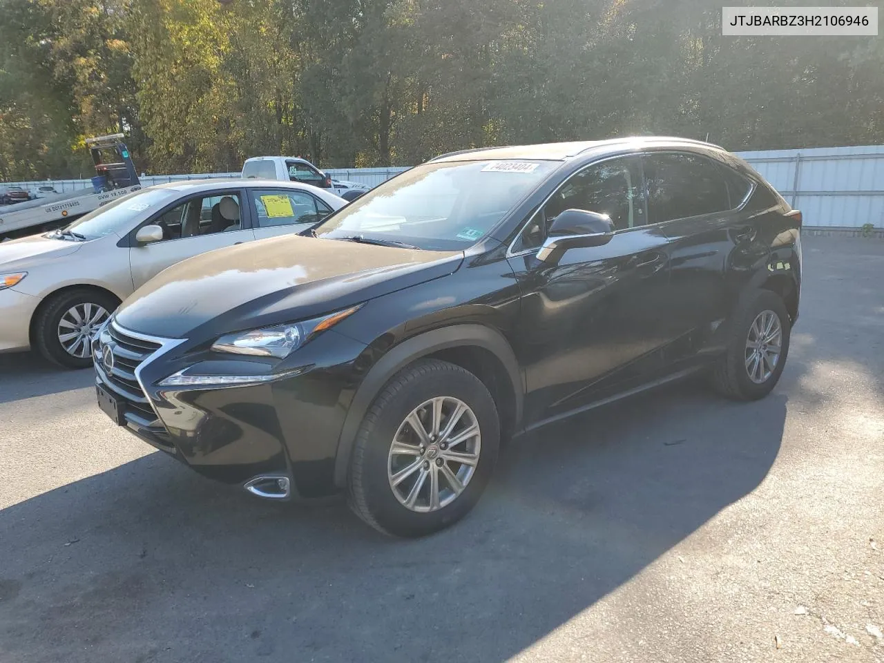 2017 Lexus Nx 200T Base VIN: JTJBARBZ3H2106946 Lot: 74023404