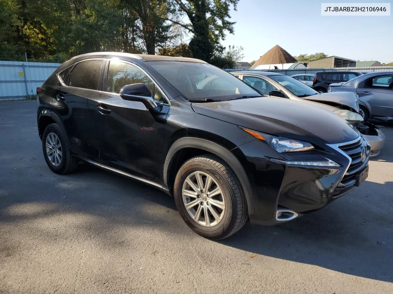 2017 Lexus Nx 200T Base VIN: JTJBARBZ3H2106946 Lot: 74023404