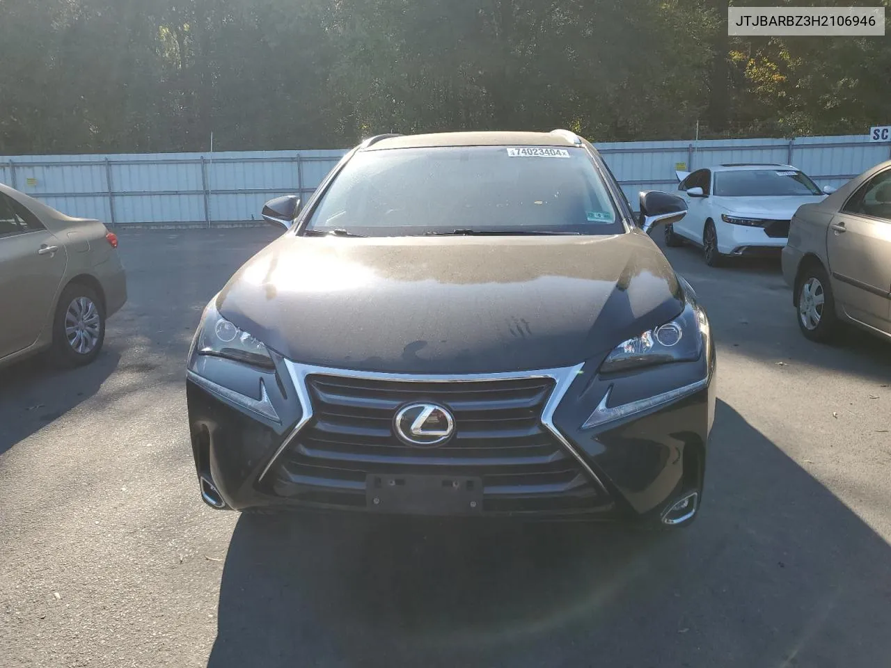 2017 Lexus Nx 200T Base VIN: JTJBARBZ3H2106946 Lot: 74023404