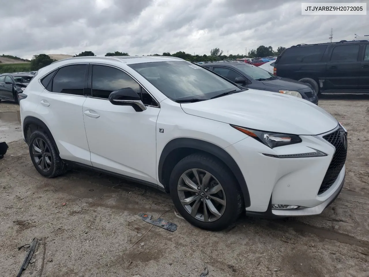 2017 Lexus Nx 200T Base VIN: JTJYARBZ9H2072005 Lot: 74547314