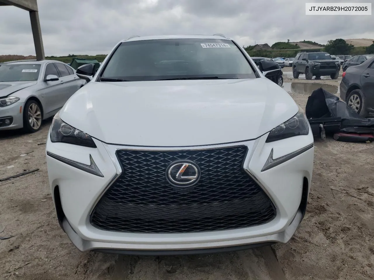 2017 Lexus Nx 200T Base VIN: JTJYARBZ9H2072005 Lot: 74547314