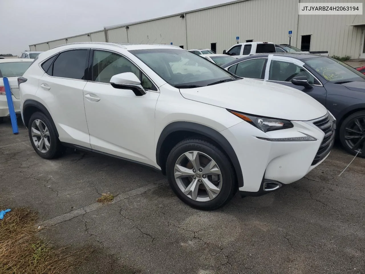 2017 Lexus Nx 200T Base VIN: JTJYARBZ4H2063194 Lot: 74707414