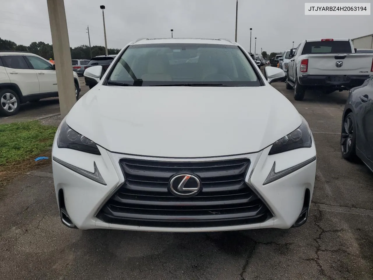 2017 Lexus Nx 200T Base VIN: JTJYARBZ4H2063194 Lot: 74707414