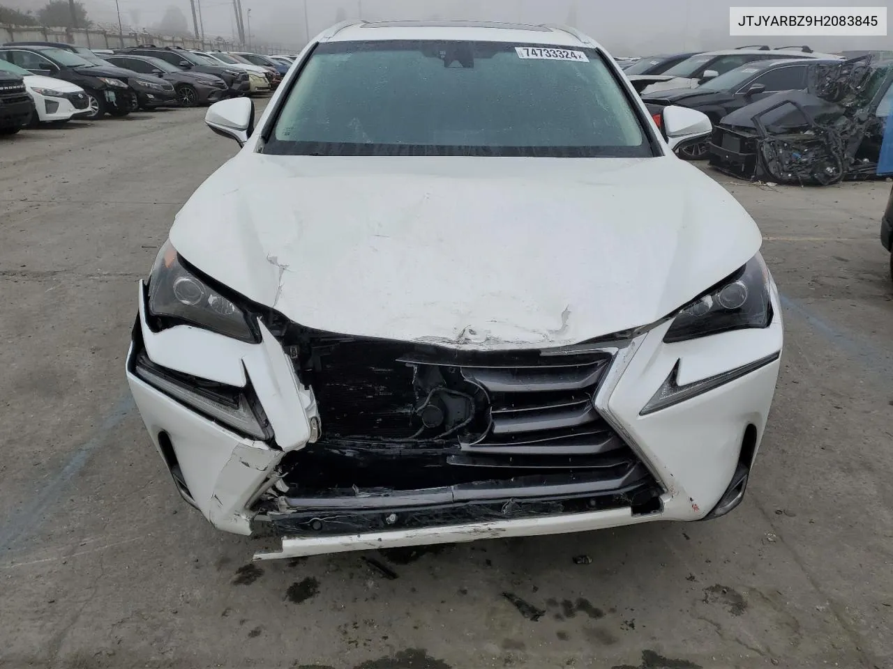 2017 Lexus Nx 200T Base VIN: JTJYARBZ9H2083845 Lot: 74733324