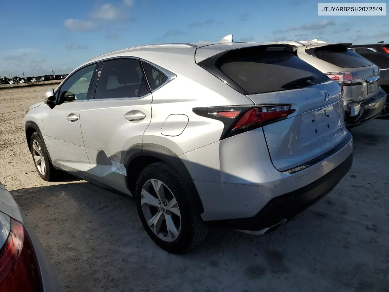 2017 Lexus Nx 200T Base VIN: JTJYARBZ5H2072549 Lot: 74820254