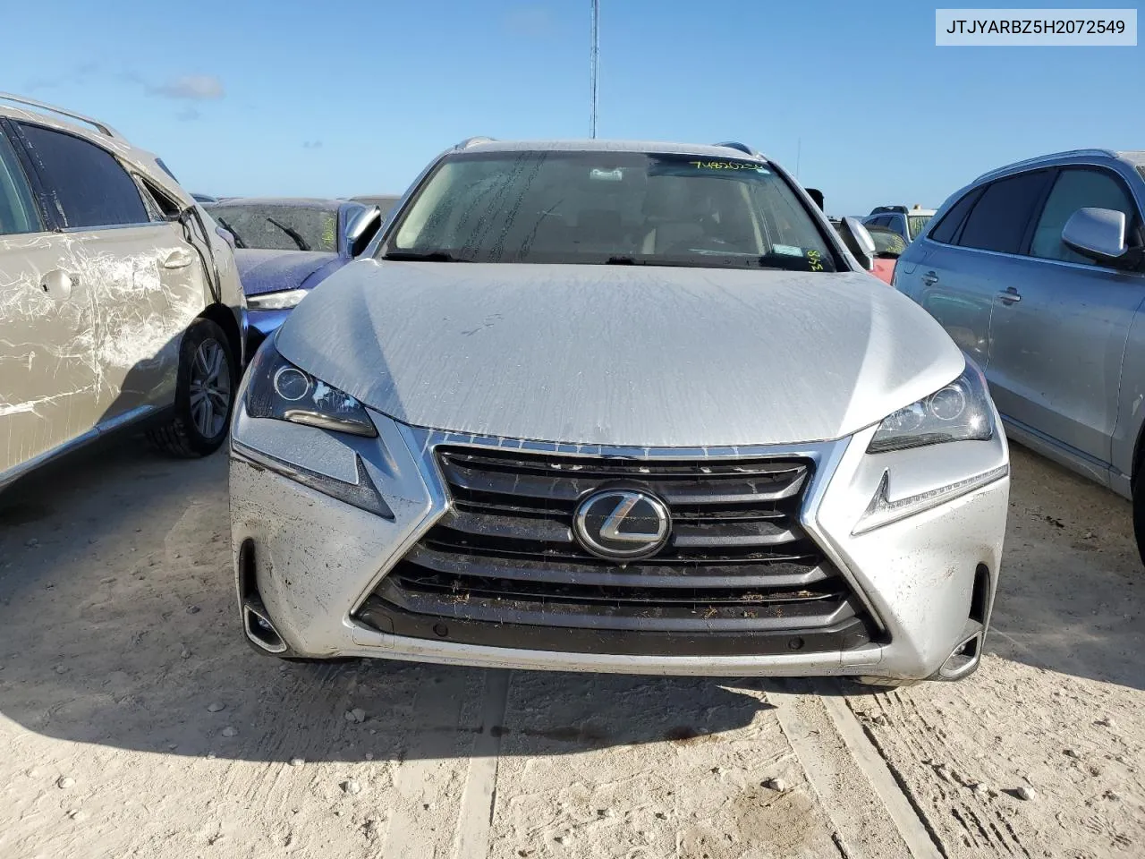 2017 Lexus Nx 200T Base VIN: JTJYARBZ5H2072549 Lot: 74820254