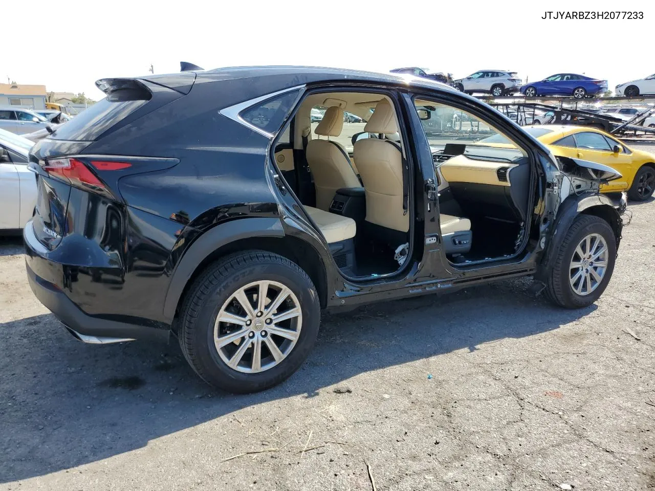 2017 Lexus Nx 200T Base VIN: JTJYARBZ3H2077233 Lot: 75043554