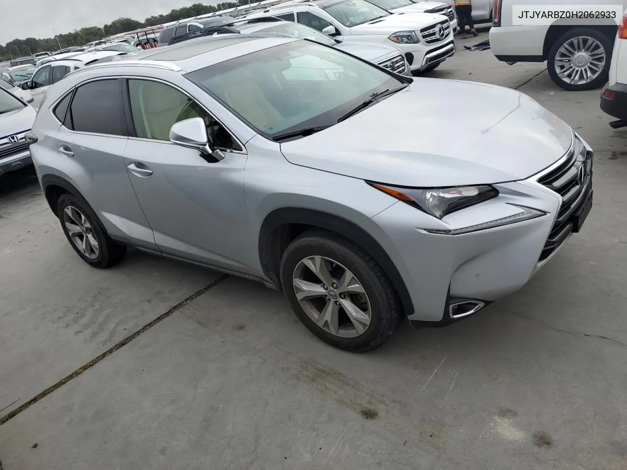 2017 Lexus Nx 200T Base VIN: JTJYARBZ0H2062933 Lot: 75097934