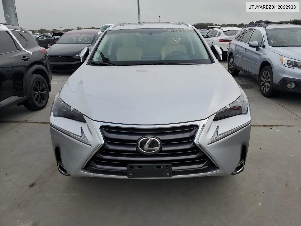 2017 Lexus Nx 200T Base VIN: JTJYARBZ0H2062933 Lot: 75097934