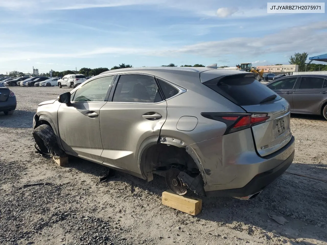 JTJYARBZ7H2075971 2017 Lexus Nx 200T Base