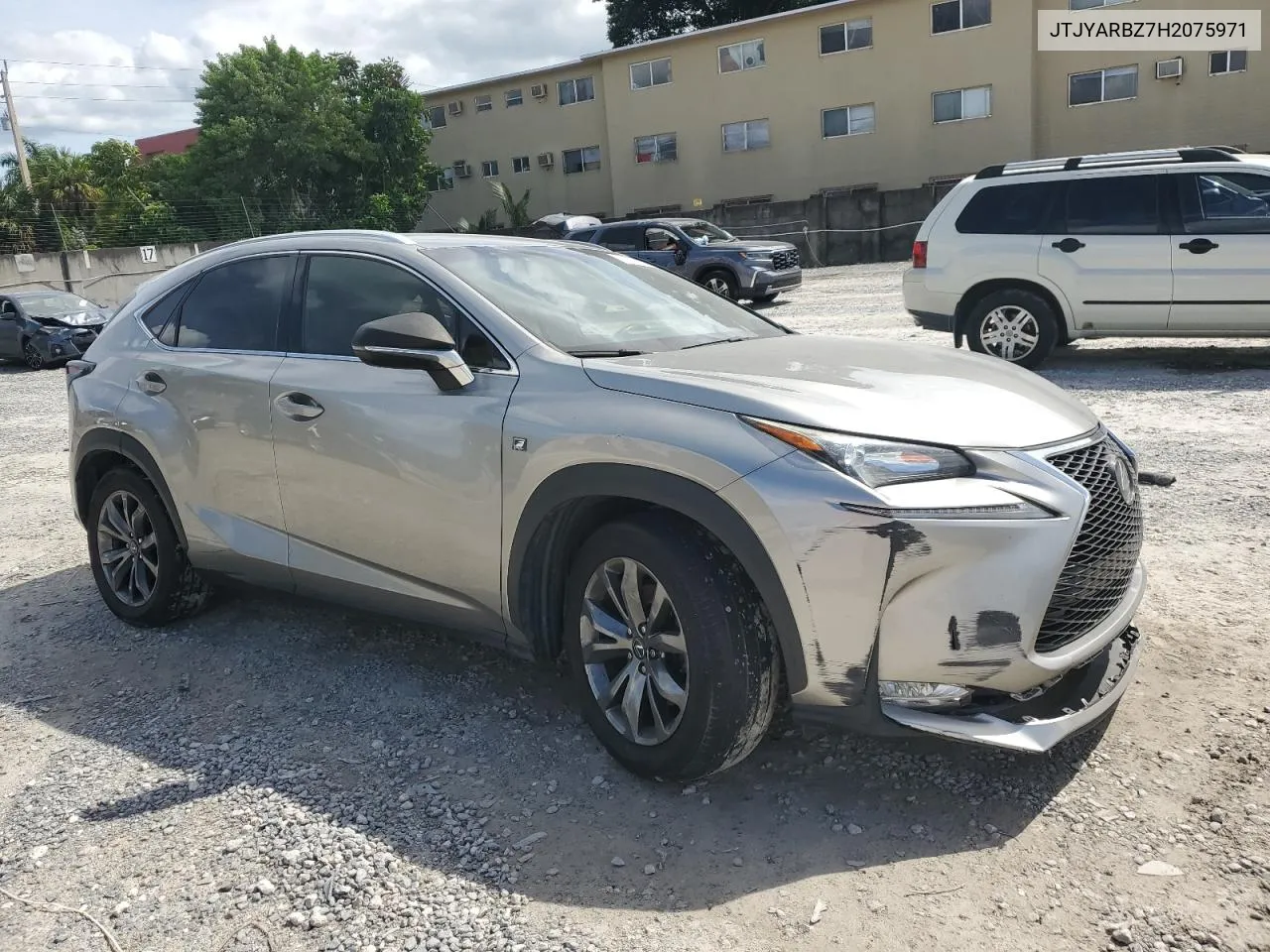 2017 Lexus Nx 200T Base VIN: JTJYARBZ7H2075971 Lot: 75251094