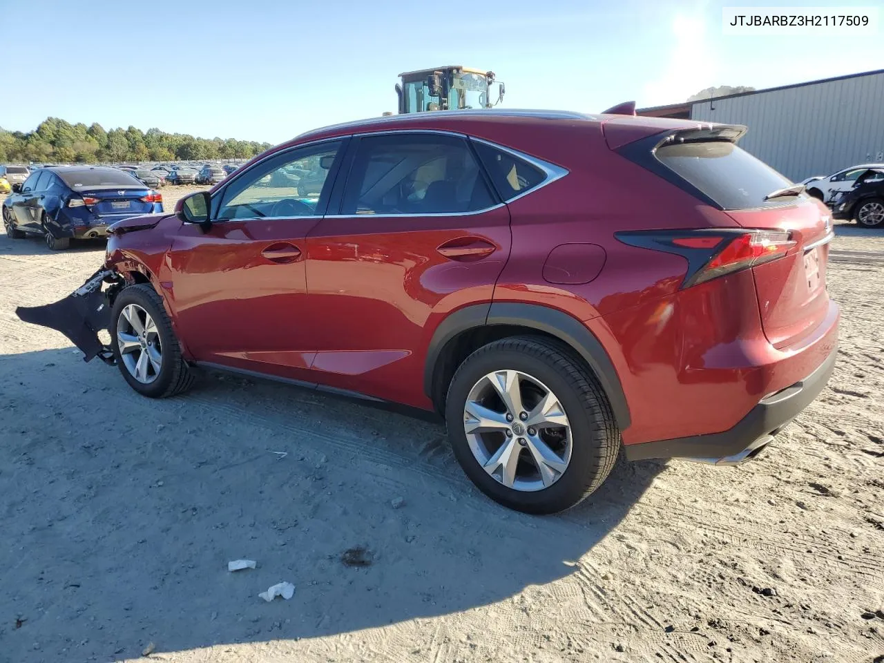 2017 Lexus Nx 200T Base VIN: JTJBARBZ3H2117509 Lot: 75550974