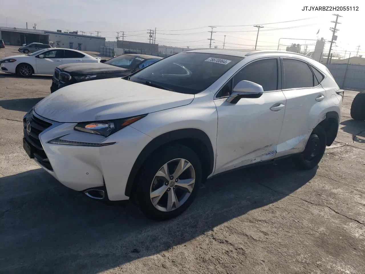 2017 Lexus Nx 200T Base VIN: JTJYARBZ2H2055112 Lot: 75670064