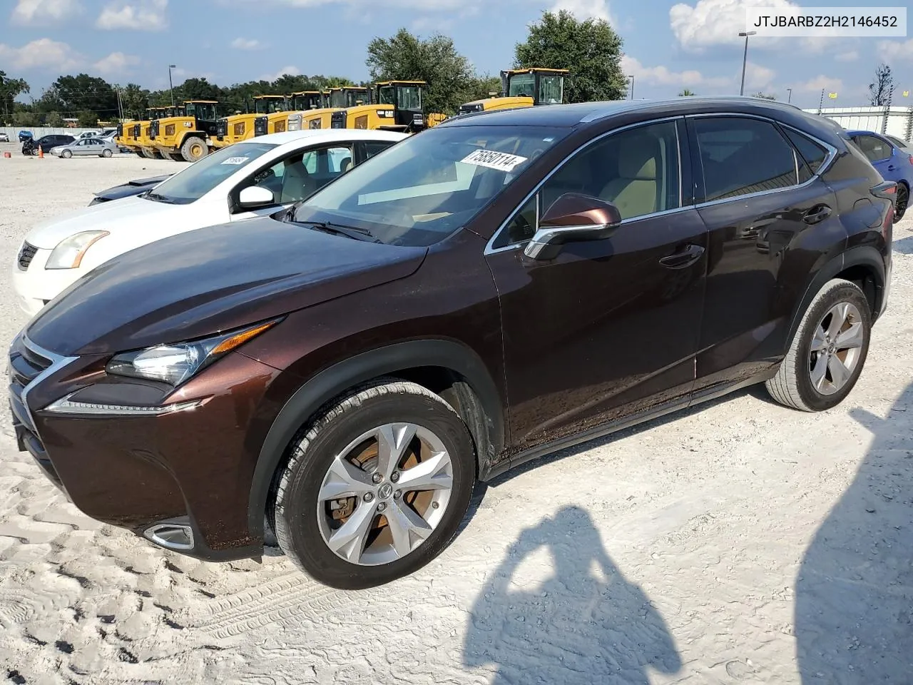 2017 Lexus Nx 200T Base VIN: JTJBARBZ2H2146452 Lot: 75850114