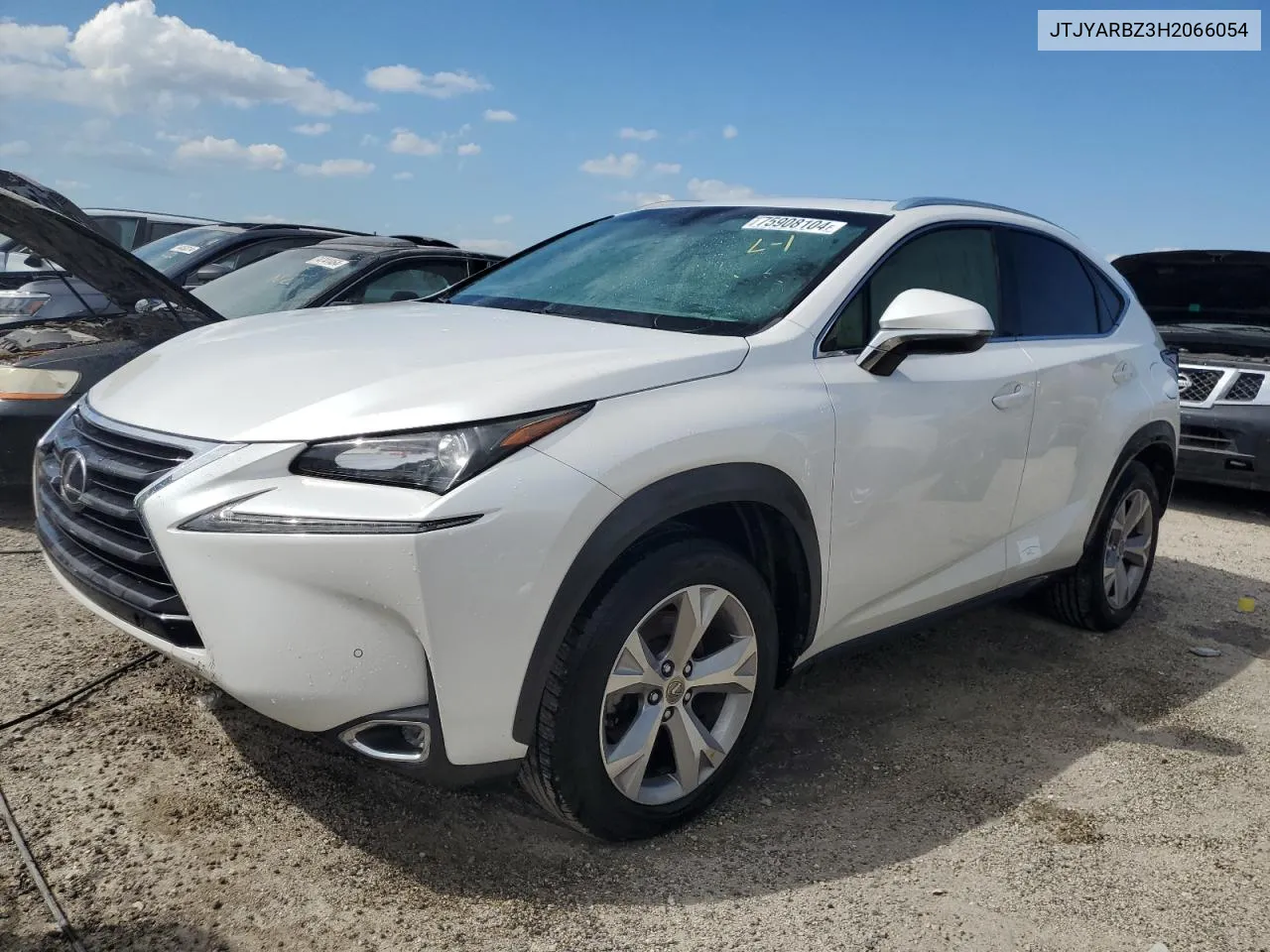 2017 Lexus Nx 200T Base VIN: JTJYARBZ3H2066054 Lot: 75908104