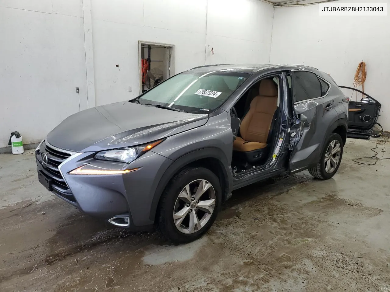 2017 Lexus Nx 200T Base VIN: JTJBARBZ8H2133043 Lot: 75922324