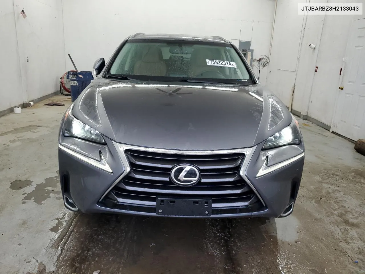 2017 Lexus Nx 200T Base VIN: JTJBARBZ8H2133043 Lot: 75922324