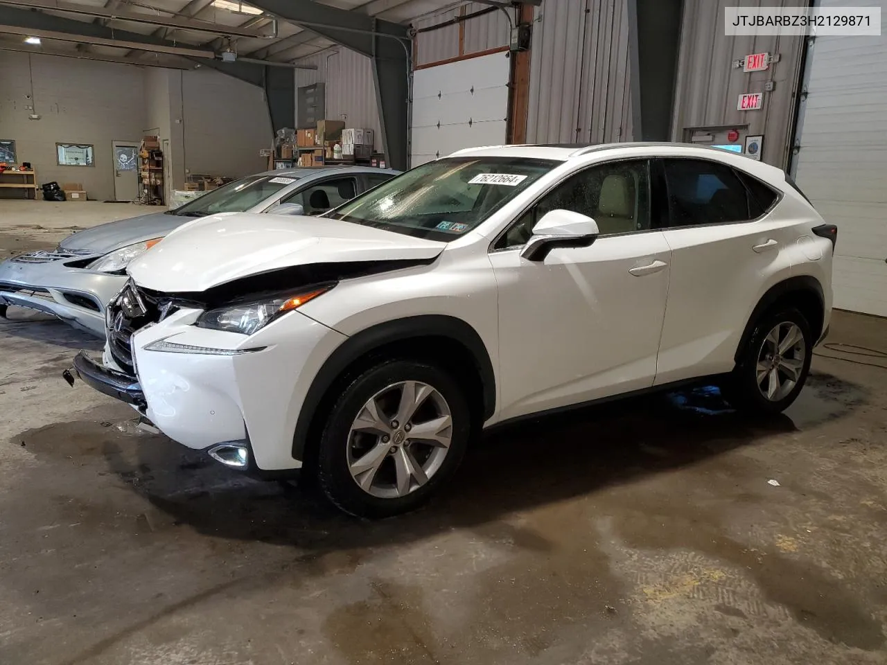 2017 Lexus Nx 200T Base VIN: JTJBARBZ3H2129871 Lot: 76212664